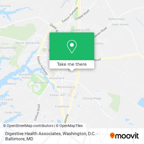 Digestive Health Associates map