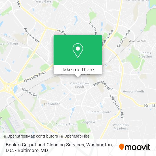 Mapa de Beale's Carpet and Cleaning Services