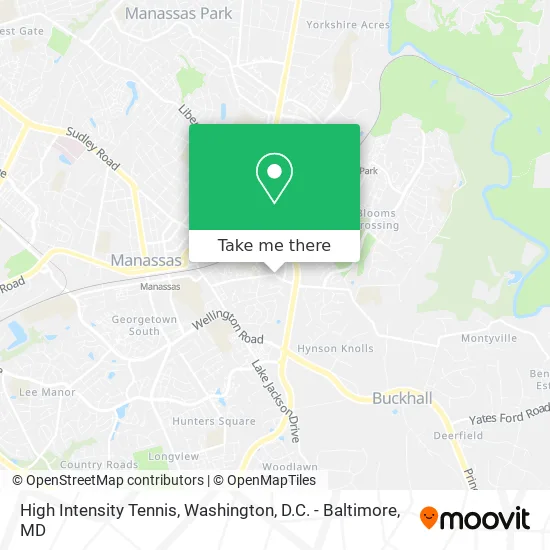 High Intensity Tennis map