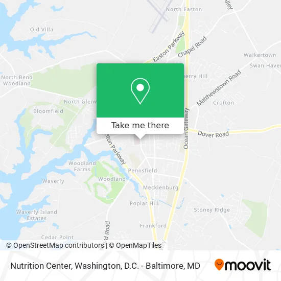 Nutrition Center map
