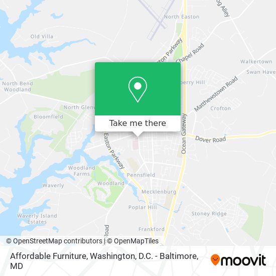 Affordable Furniture map