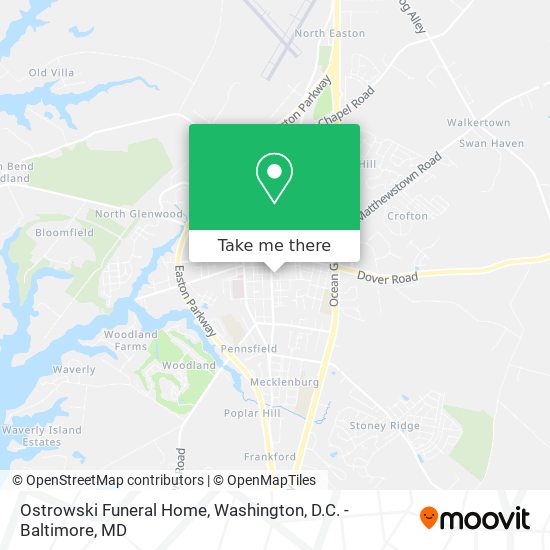 Mapa de Ostrowski Funeral Home