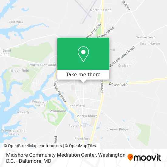 Midshore Community Mediation Center map