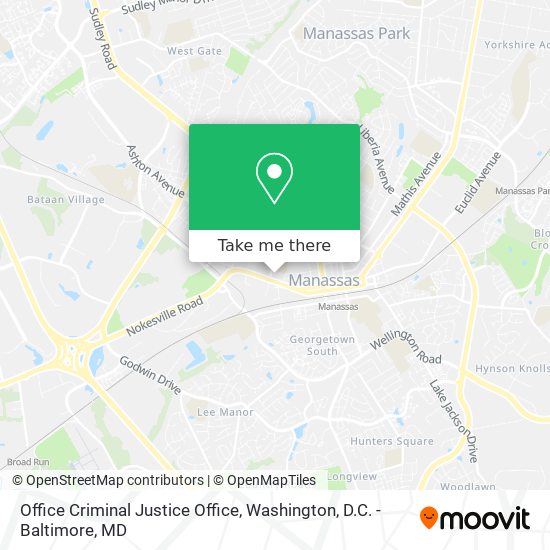 Office Criminal Justice Office map