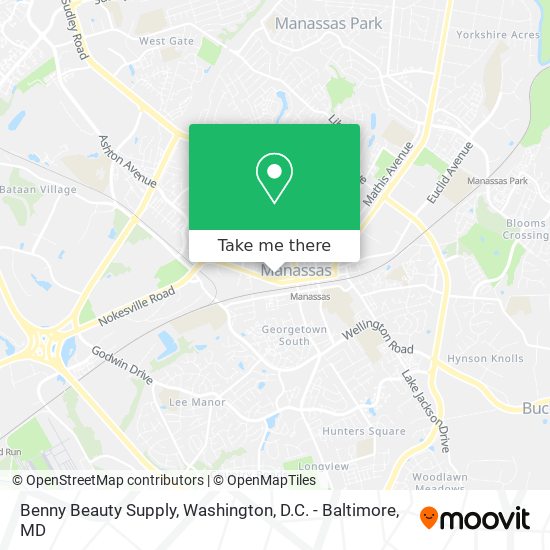 Benny Beauty Supply map