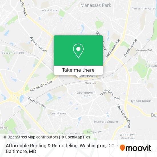 Mapa de Affordable Roofing & Remodeling