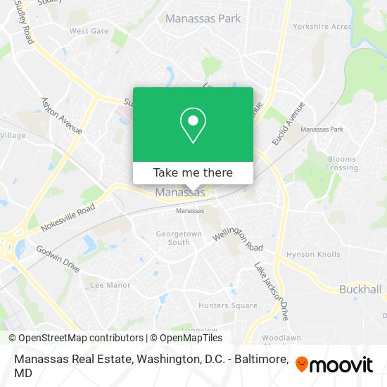 Mapa de Manassas Real Estate