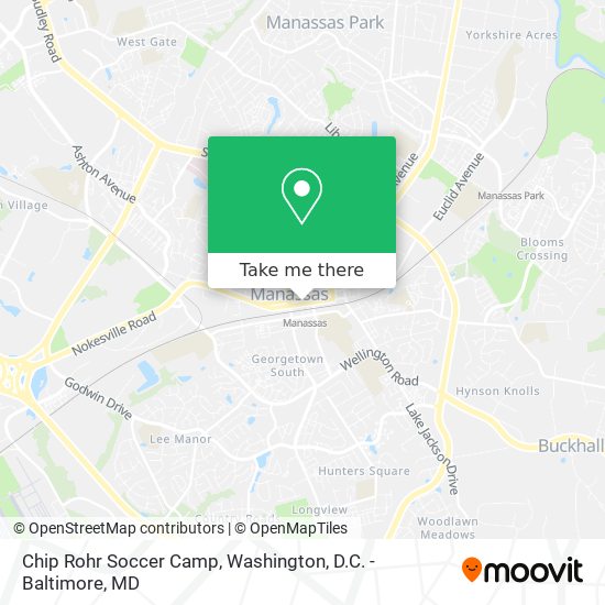 Chip Rohr Soccer Camp map