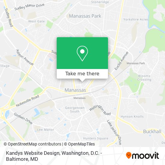 Kandys Website Design map