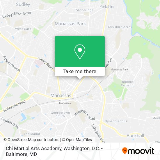 Mapa de Chi Martial Arts Academy