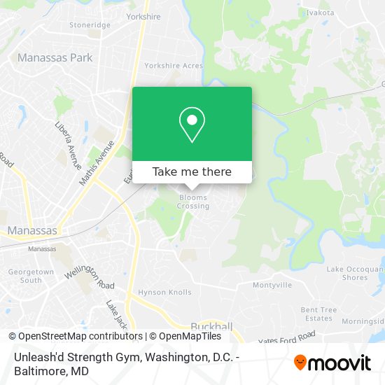 Unleash'd Strength Gym map