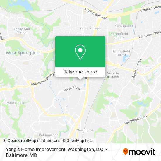 Yang's Home Improvement map