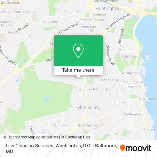 Mapa de Lilis Cleaning Services
