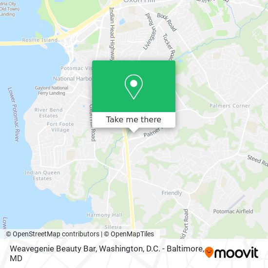 Mapa de Weavegenie Beauty Bar