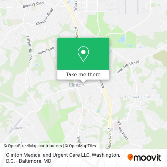 Mapa de Clinton Medical and Urgent Care LLC