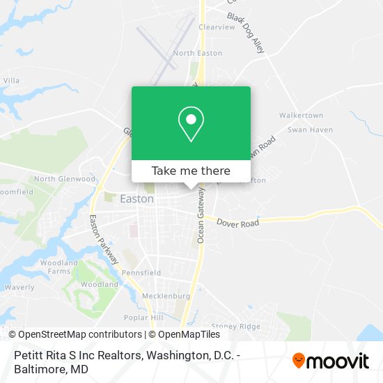 Petitt Rita S Inc Realtors map