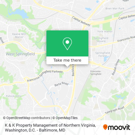 Mapa de K & K Property Management of Northern Virginia