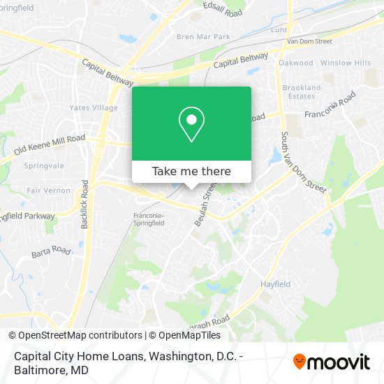 Capital City Home Loans map