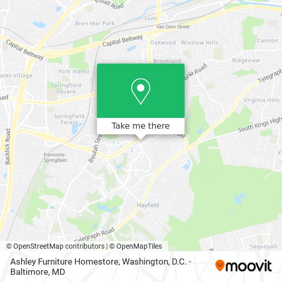 Ashley Furniture Homestore map