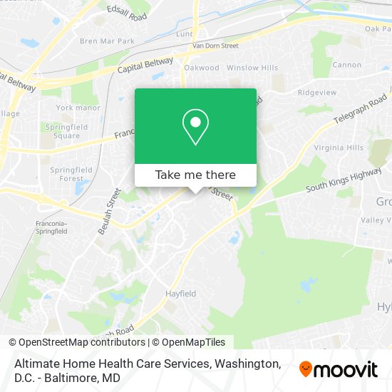 Mapa de Altimate Home Health Care Services