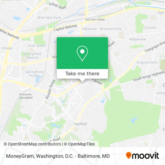 MoneyGram map