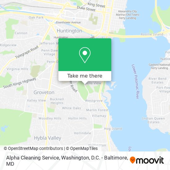 Alpha Cleaning Service map