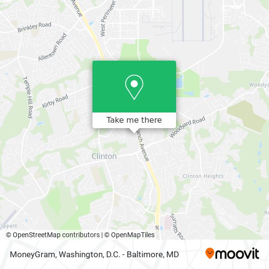 MoneyGram map