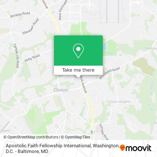 Apostolic Faith Fellowship International map