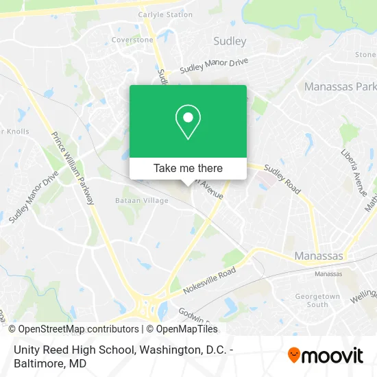 Unity Reed High School map