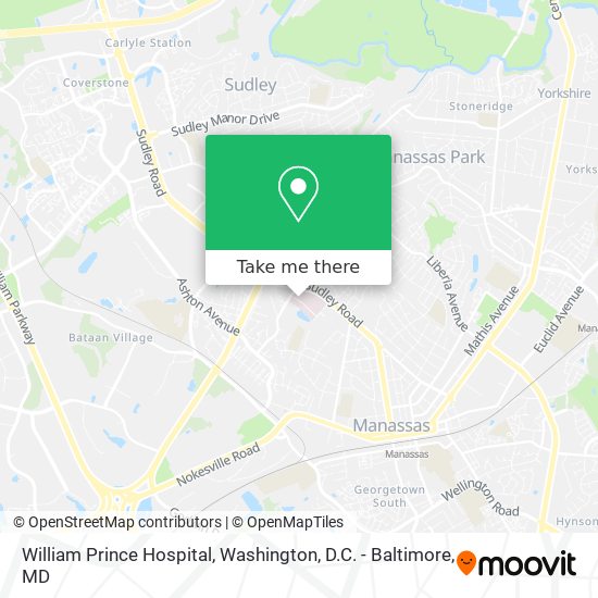 William Prince Hospital map