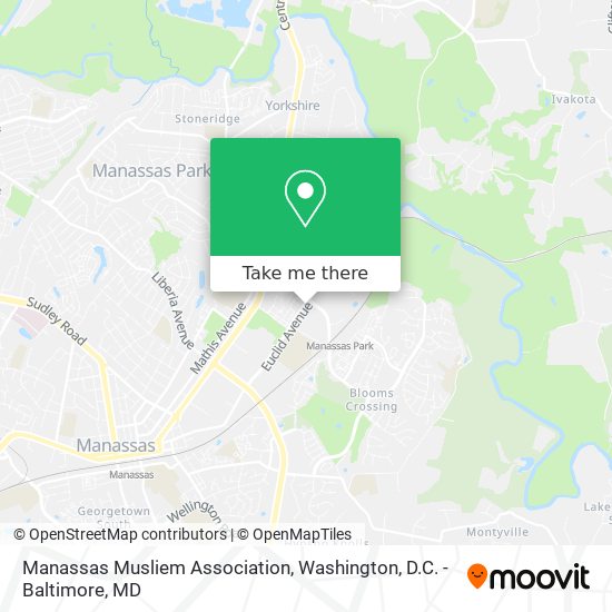 Mapa de Manassas Musliem Association