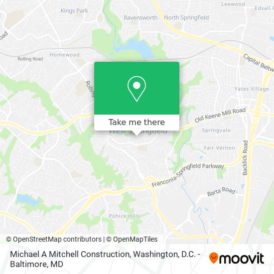 Michael A Mitchell Construction map