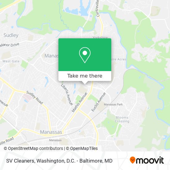 SV Cleaners map
