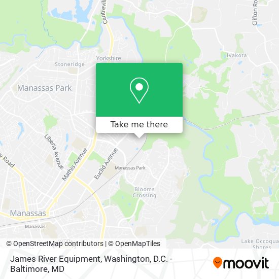 James River Equipment map