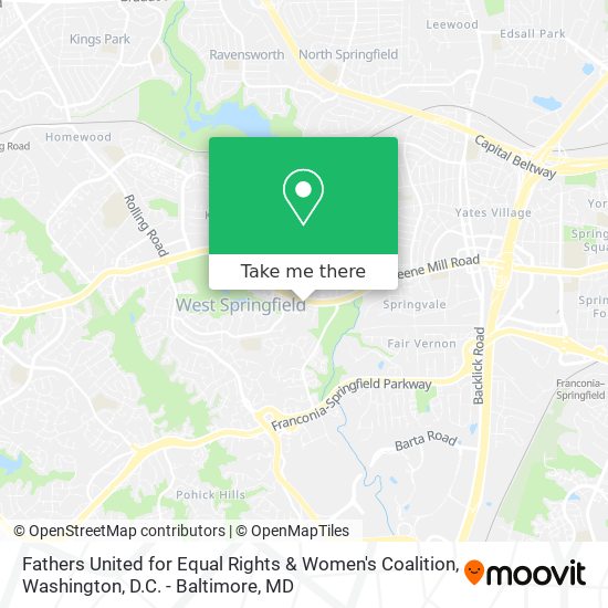 Fathers United for Equal Rights & Women's Coalition map