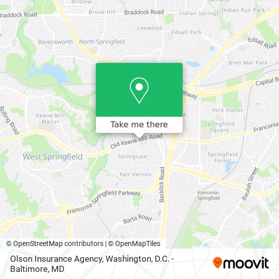 Mapa de Olson Insurance Agency