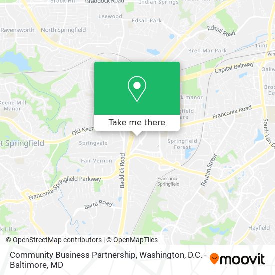 Community Business Partnership map