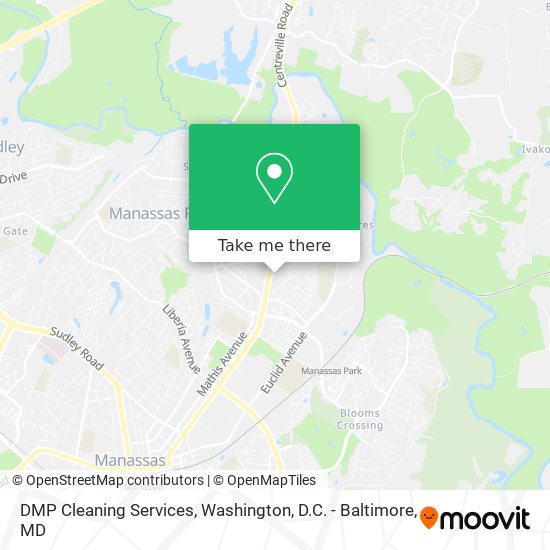 Mapa de DMP Cleaning Services