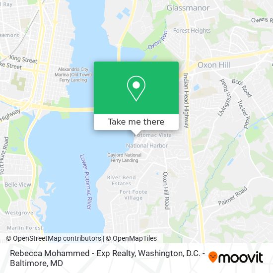 Rebecca Mohammed - Exp Realty map