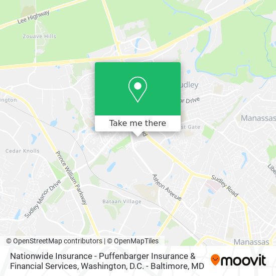 Nationwide Insurance - Puffenbarger Insurance & Financial Services map