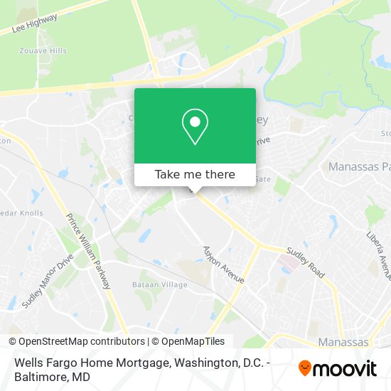 Mapa de Wells Fargo Home Mortgage