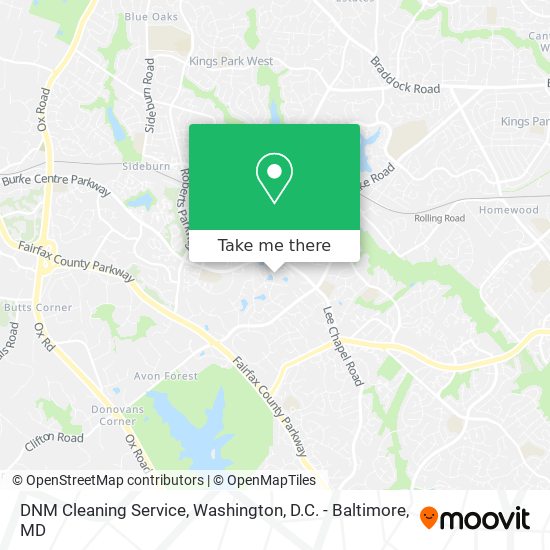 Mapa de DNM Cleaning Service