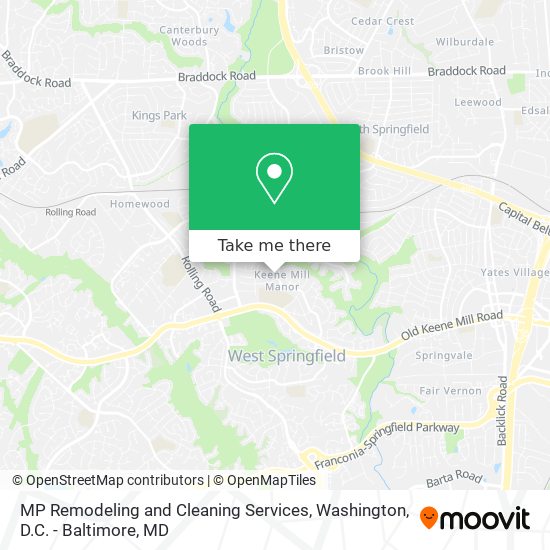 MP Remodeling and Cleaning Services map