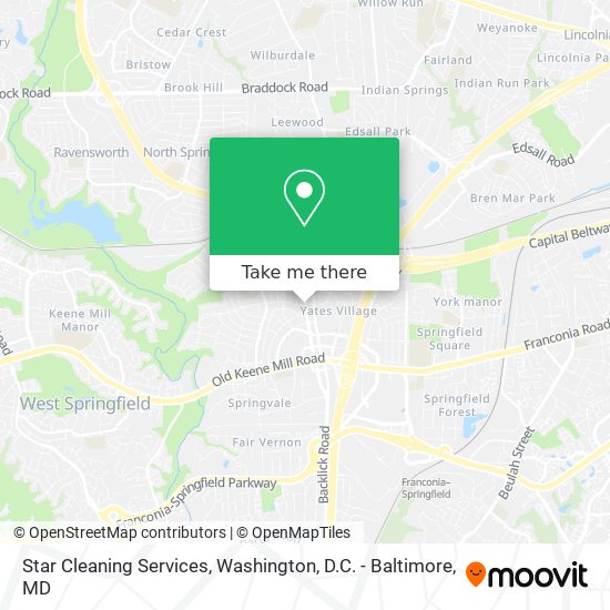 Mapa de Star Cleaning Services