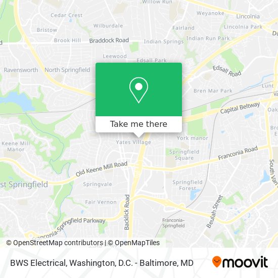 BWS Electrical map