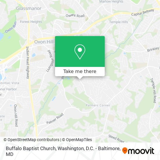 Buffalo Baptist Church map