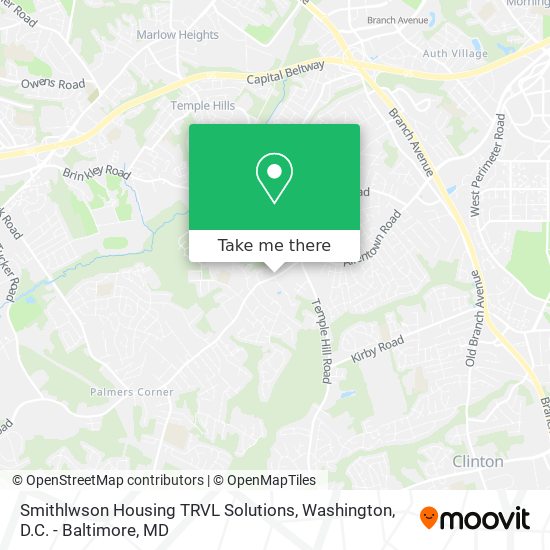 Mapa de Smithlwson Housing TRVL Solutions