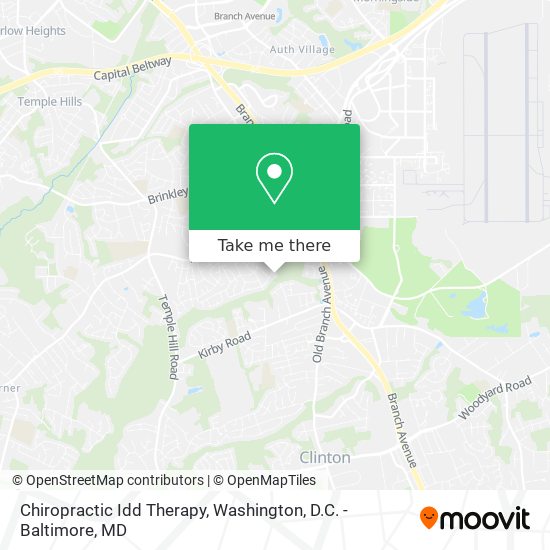 Chiropractic Idd Therapy map