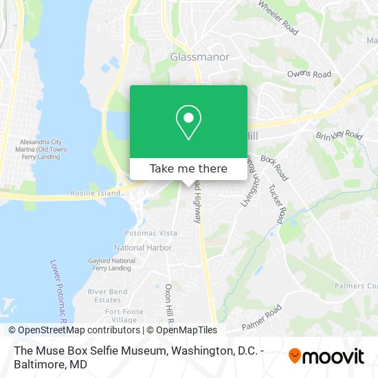 The Muse Box Selfie Museum map