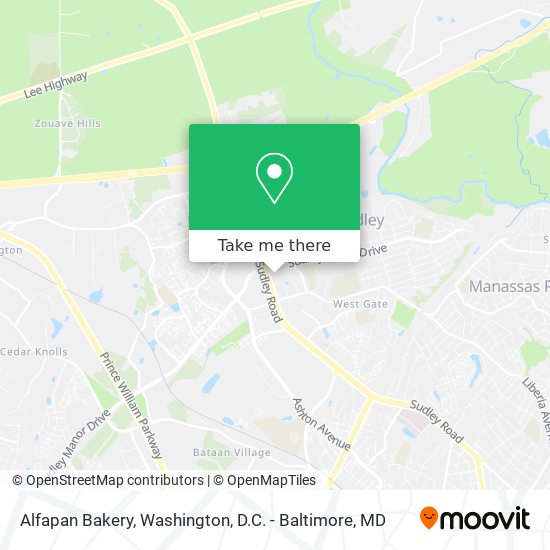 Mapa de Alfapan Bakery